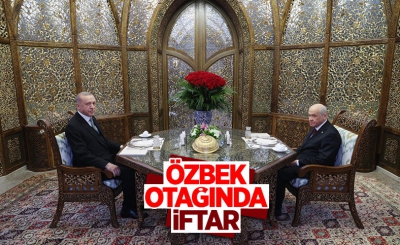 Son dakika: Başkan Erdoğan ile Bahçeli iftarda buluştu: Bahçeli'den anlamlı hediye!
