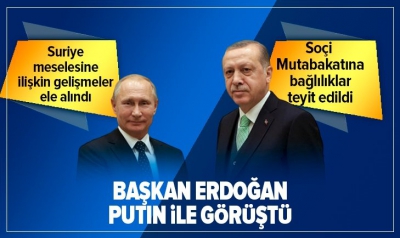 Son dakika: Başkan Erdoğan ile Putin telefonda görüştü.