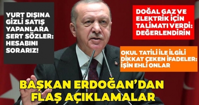 Son dakika: Başkan Erdoğan'dan dikkat çeken açıklamalar: Hesabını sorarız....