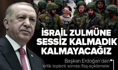 Son dakika: Başkan Erdoğan Filistin Devlet Başkanı Abbas'ı kabul etti: İsrail'in Filistin'deki zulümlerine sessiz kalmayacağız 