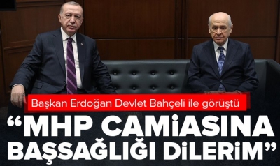 Son dakika: Başkan Erdoğan Devlet Bahçeli ile görüştü! 
