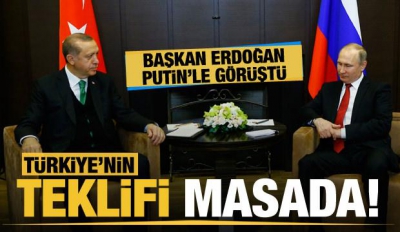 Son dakika: Başkan Erdoğan, Rusya Devlet Başkanı Putin ile görüştü
