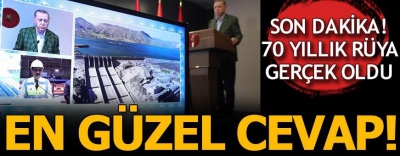 Son dakika: Başkan Recep Tayyip Erdoğan'dan Ilısu Barajı açılış töreninde kritik açıklamalar..