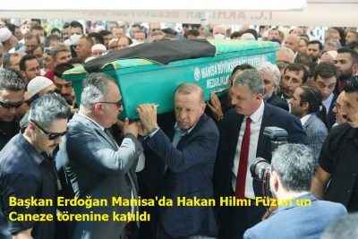 Son dakika: Başkan Recep Tayyip Erdoğan Hakan Hilmi Füzün'un cenaze törenine katıldı.