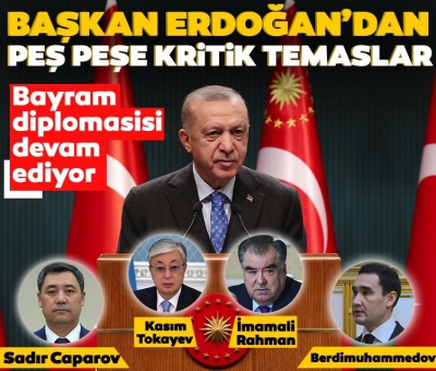 Son dakika: Başkan Recep Tayyip Erdoğan dünya liderleriyle bayramlaştı