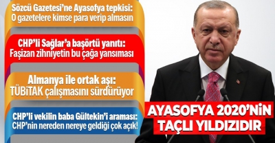 Son dakika: Başkan Recep Tayyip Erdoğan'dan Ayasofya Camii'nde önemli açıklamalar..