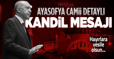Son dakika: Başkan Recep Tayyip Erdoğan'dan Mevlid Kandili paylaşımı 