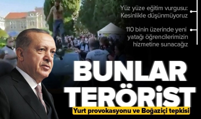 Son dakika... Boğaziçi Rektörü'nün aracının üstüne çıkanlara Cumhurbaşkanı Erdoğan'dan sert tepki