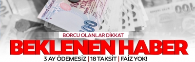 Son dakika | Borcu olanlar dikkat: 18 taksit müjdesi