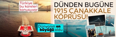  Son dakika | Çanakkale'de tarihi günde tarihi açılış; 1915 Çanakkale Köprüsü açılıyor