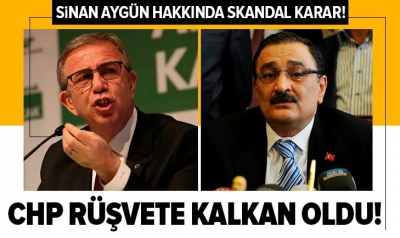 Son dakika: CHP yolsuzluk iddiaları için Sinan Aygün hakkında soruşturma başlattı.