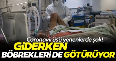 Son dakika... Coronavirüs vücuttan giderken böbrekleri bitirip gidiyor olabilir! Covid-19'u yenen hastalarda böbrek problemi şoke etti.