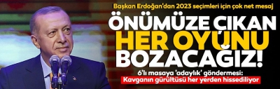 Son dakika... Cumhurbaşkanı Erdoğan'dan 2023 mesajı: Seçimi kimseden medet ummadan gayretimizle kazanacağız