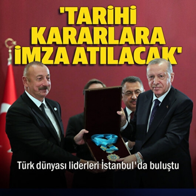 Son dakika... Cumhurbaşkanı Erdoğan dünyaya ilan etti: Türk Dünyası 2040 Vizyonu Belgesi'ni kabul ettik 