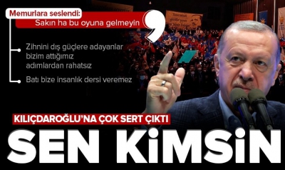 Son dakika... Cumhurbaşkanı Erdoğan memurlara seslendi: Sakın ha bu oyunlara gelmeyin