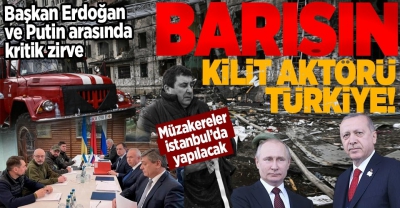 Son dakika: Cumhurbaşkanı Erdoğan ve Rusya lideri Putin görüştü, müzakere için İstanbul kararı alındı