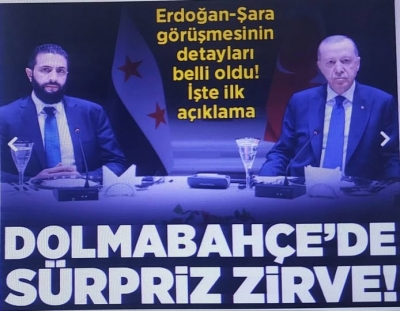 Son dakika: Cumhurbaşkanı Erdoğan, Şara ile bir araya geldi 