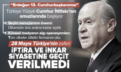 Son dakika | Devlet Bahçeli'den önemli açıklamalar: İftira ve inkar siyasetine geçit verilmedi