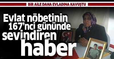 Son dakika: Diyarbakır'daki evlat nöbetinden sevindiren haber! Bir aile daha evladına kavuştu..