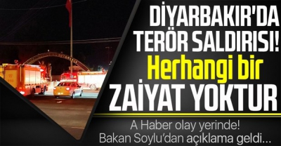 Son dakika: Diyarbakır'da terör saldırısı. 