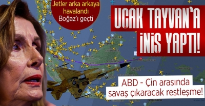 Son dakika: Dünya diken üzerindeydi... Ve ABD uçağı Tayvan'da! Çin'den misilleme