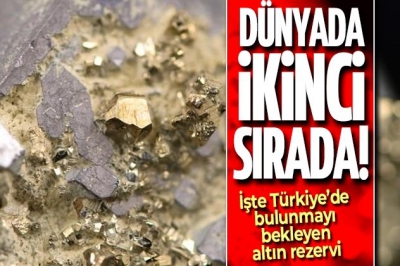 Son dakika: Dünyada ikinci sırada! 4 bin 700 ton altın Türkiye'yi bekliyor