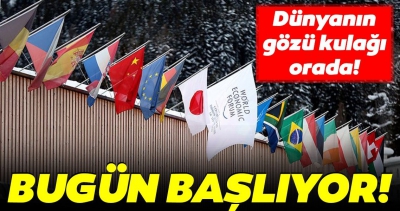Son dakika... Dünyanın gözü Davos Zirvesi'nde! İlk görüntüler geldi.