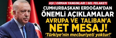 Son dakika: Erdoğan'dan çok net mesaj: Türkiye'nin mecburiyeti yoktur!