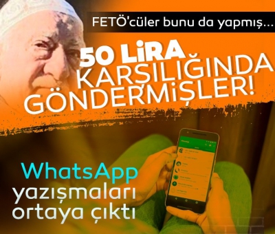 SON DAKİKA: FETÖ'cüler bunu da yapmış! 50 lira karşılığında gönderilmiş...