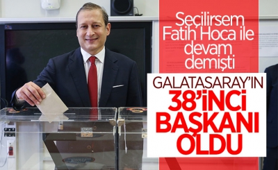  SON DAKİKA: Galatasaray'ın 38'inci başkanı Burak Elmas oldu!