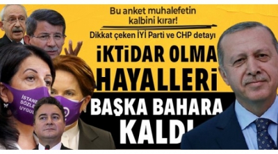 Son dakika: Genar'ın seçim anketinden gelen sonuçlar; Başkanlık yarışında 3 ayda yüzde 7'lik sıçrama 