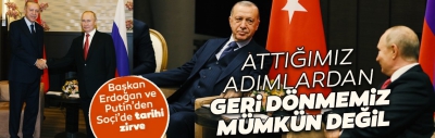 Son dakika... Görüşme sonrası Erdoğan ve Putin'den peş peşe açıklamalar