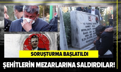 Son dakika haberi: 15 Temmuz şehidi ikiz polislerin mezarına saldırı