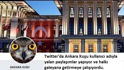Son Dakika Haberi. Ankara kuşu twitter hesabı yöneticisi gözaltına alındı! 