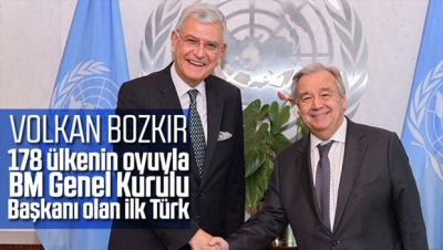 Son Dakika Haberi: BM 75. Genel Kurul Başkanlığına TBMM Dışişleri Komisyonu Başkanı Büyükelçi Volkan Bozkır seçildi