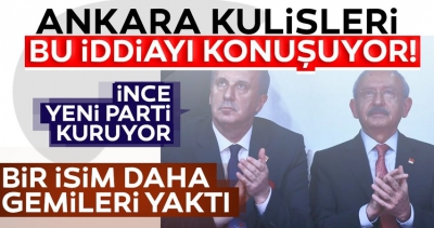 Son dakika haberi: CHP'de kazan kaynıyor! Muharrem İnce yeni parti kuruyor! Bir isim daha gemileri yaktı....