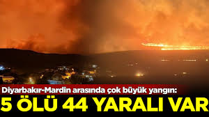 Son dakika haberi! Diyarbakır ve Mardin'de anız yangını: 5 ölü, 10'u ağır 44 yaralı