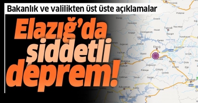 Son dakika haberi: Elazığ'daki depremin ardından İçişleri Bakanı Süleyman Soylu'dan ilk açıklama geldi!