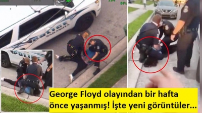 Son dakika haberi: George Floyd olayından bir hafta önce yaşanmış! İşte yeni görüntüler....