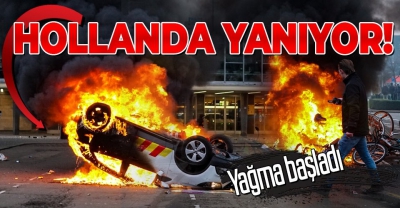 SON DAKİKA HABERİ | Hollanda yangın yeri! 