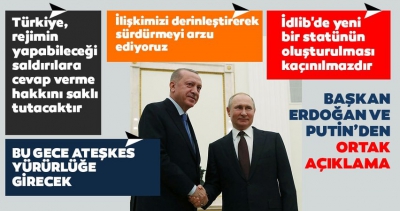 Son dakika haberi: İdlib Anlaşması maddeleri nelerdir? Türkiye ve Rusya arasında anlaşma sağlandı!