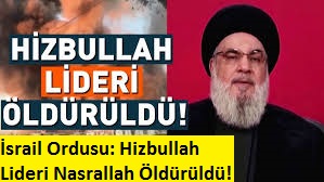 Son dakika haberi İsrail: Nasrallah öldürüldü 