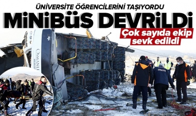 Son dakika haberi: Kayseri'de öğrencileri taşıyan midibüs kaza yaptı! Ölü ve yaralılar var
