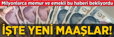 Son Dakika Haberi: Memur ve emekli maaşı zammı belli oldu! İşte memur ve emeklilerin 2021 zamlı maaşları.