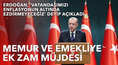 Son dakika haberi: Memur ve emekliye ek zam müjdesi! Başkan Erdoğan alınan kararları duyurdu...