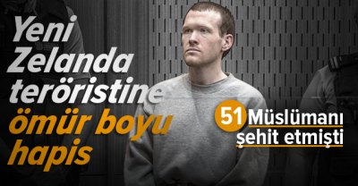 Son Dakika Haberi: Yeni Zelanda'da 51 Müslümanı şehit etmişti! Tarrant'ın cezası belli oldu..