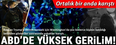 Son Dakika Haberler | ABD'de sokaklar savaş alanına döndü! Yüz binler Trump'a destek için sokakta.....