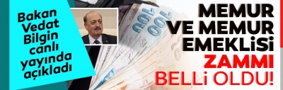 Son dakika haberleri: Memur ve emekliler merakla bekliyordu! Zam oranı belli oldu
