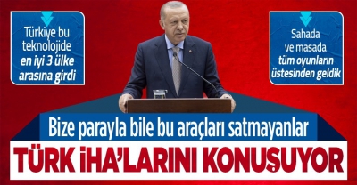 Son Dakika Haberleri: Tarihi anlar! Başkan Erdoğan Akıncı TİHA teslim töreninde ilk imzayı attı