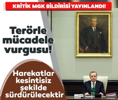 SON DAKİKA HABERLERİ | MGK sonrası yazılı açıklama | MGK’dan hangi kararlar çıktı? Ne mesajlar verildi?